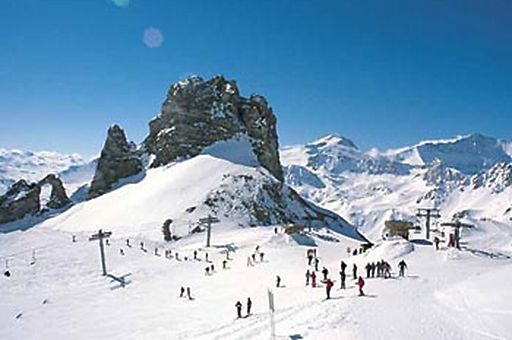 Skigebied -Tignes Val D'Isere Ski Area - (1550 - 3450 meter)