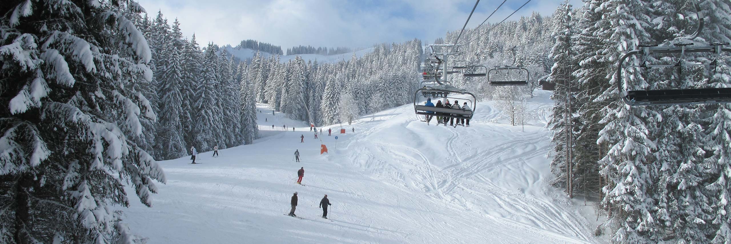 Wintersport in Albiez Montrond